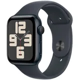 Apple Watch SE 2024 GPS 44mm Midnight Aluminium Case with Midnight Sport Band - M/L S/M Model A2723 (MXE3QI/A) (MXEK3QI/A)