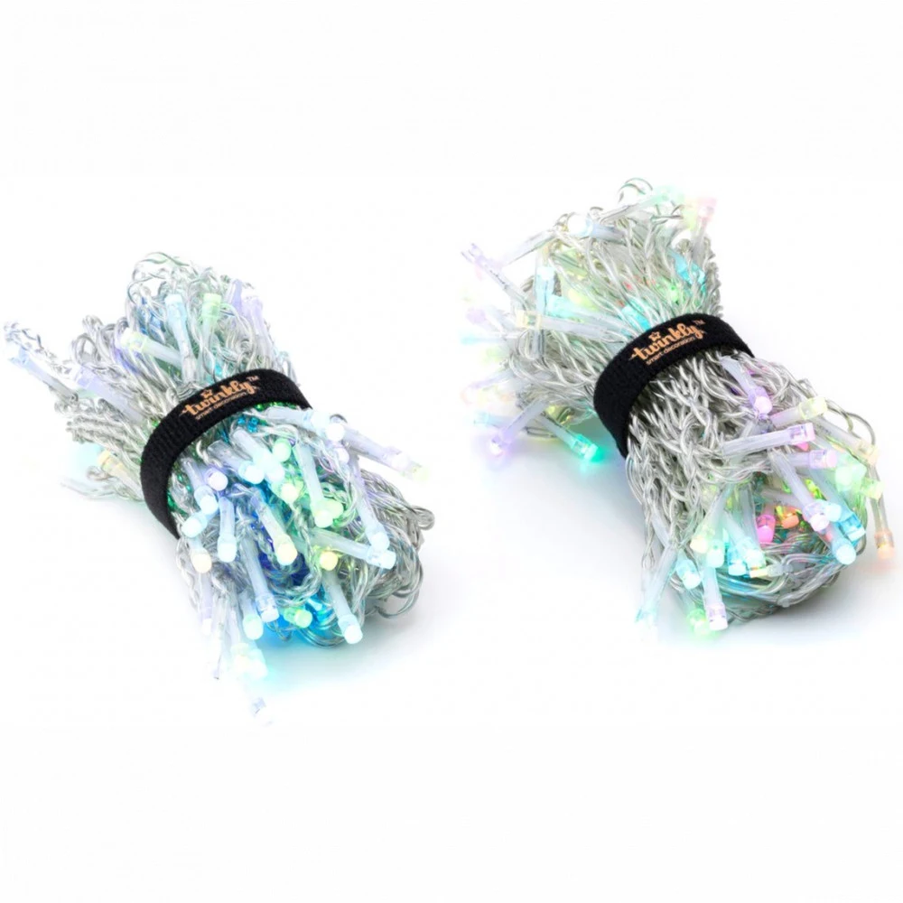 Гирлянда Twinkly Icicle 190 RGB+W LED Special Edition, 190 Leds, 5 x 0.7 m, 30000 h, 5 mm, White