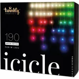 Гирлянда Twinkly Icicle 190 RGB+W LED Special Edition, 190 Leds, 5 x 0.7 m, 30000 h, 5 mm, White