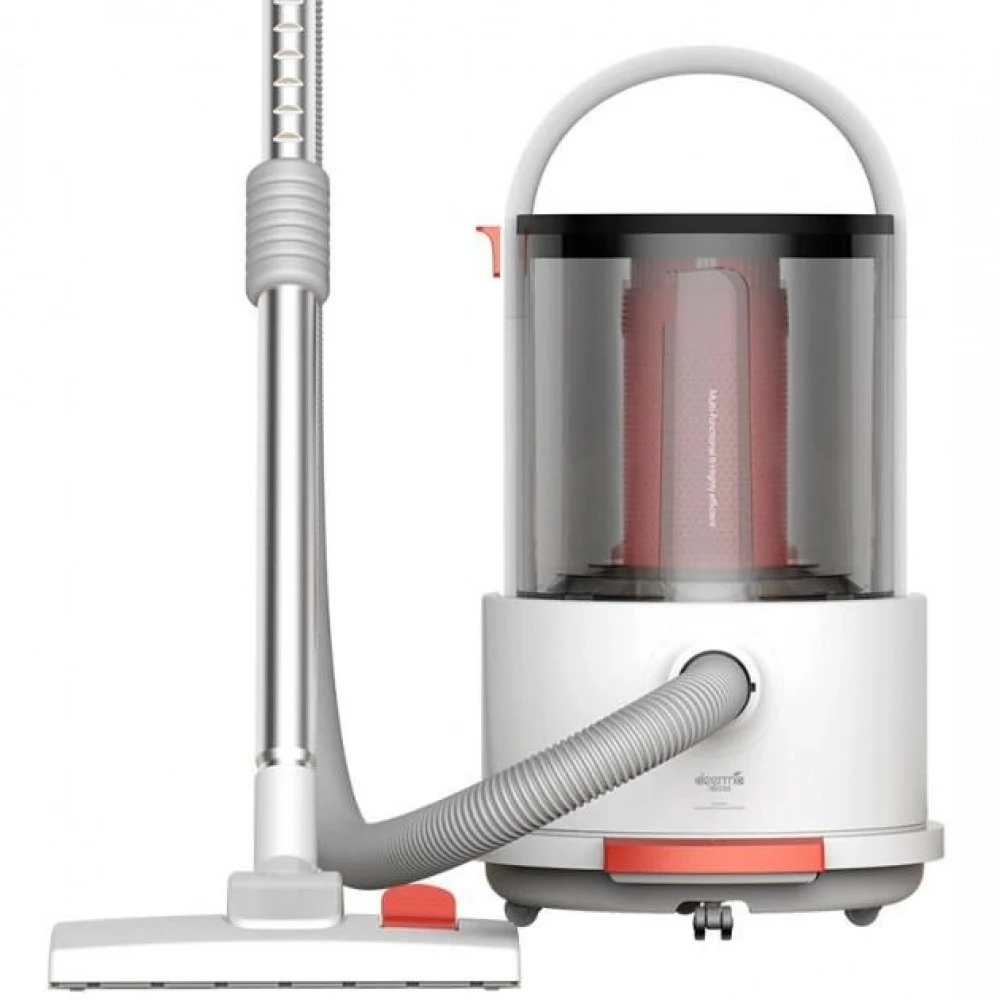 Пылесос Deerma Vacuum Cleaner TJ200W, 6л., 5м, 5.07 кг, White-Red