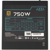 Блок питания Azza ATX 750W PSAZ-750G Gen.5 80+ gold (20+4pin) APFC 120mm fan 6xSATA Cab Manag RTL
