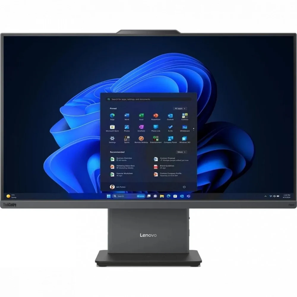 Моноблок Lenovo ThinkCentre neo 55a 24 Gen 6, 23.8"FHD, Ryzen 5 220/8GB/512GB/Radeon 740M/DOS