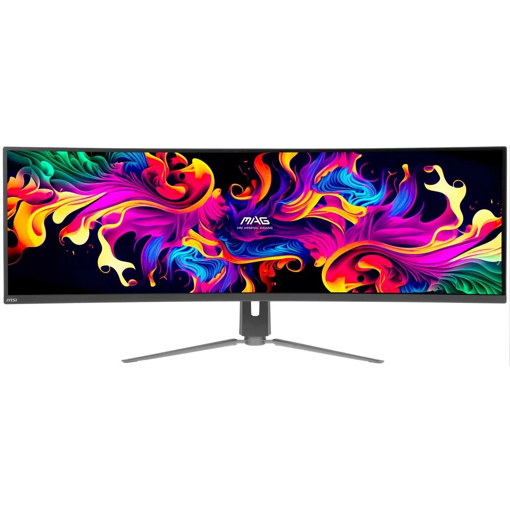 Монитор MSI 49" MPG 491CQP QD-OLED 1800R, 32:9, QD-OLED, DQHD, 0,03ms, 250cd, 144Hz, HDMI, DP, USB, USB-C, HAS
