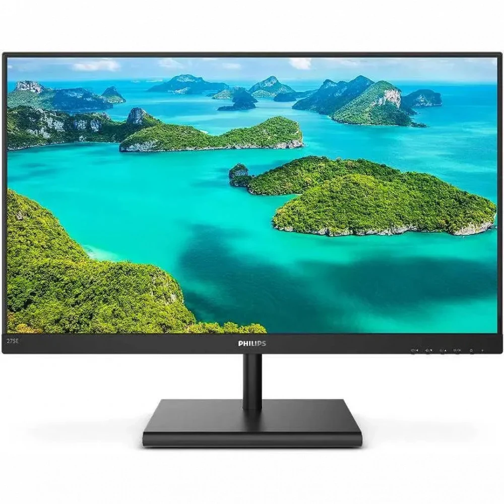 Монитор Philips 275E1S 27'', 2560x1440, IPS, 75hz, 50M:1, 250cd, 4ms, VGA, HDMI, DP 1.2, VESA, 3Y, Black/ Philips 275E1S 27'', 2560x1440, IPS, 75hz, 50M:1, 250cd, 4ms, VGA, HDMI, DP 1.2, VESA, 3Y, B