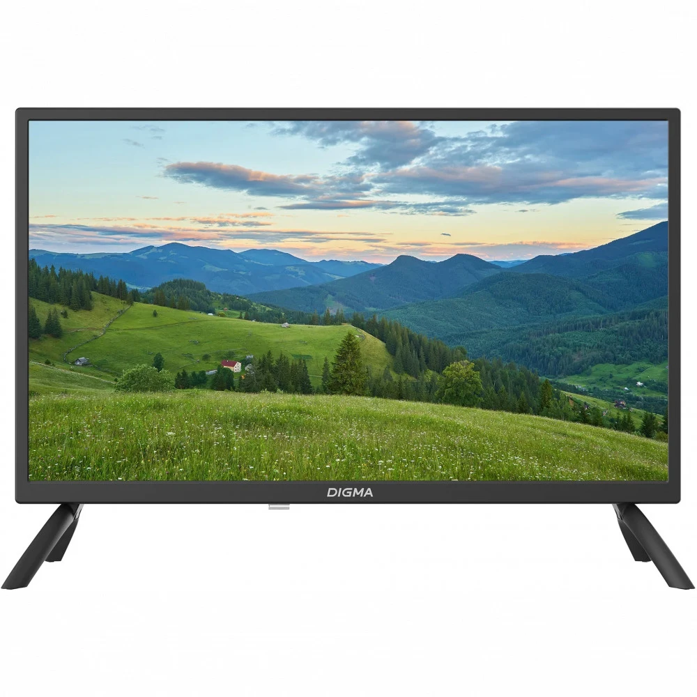 Телевизор LED Digma 24" DM-LED24MBB21 черный/черный HD 60Hz DVB-T DVB-T2 DVB-C DVB-S DVB-S2 USB