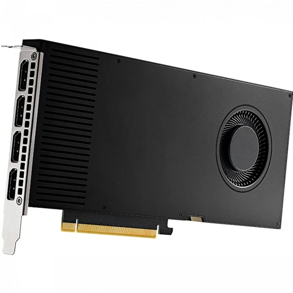 NVIDIA Quadro RTX A4000 Graphics Cards with ATX and LP bracket(Accessory), ATX bracket installed LP bracket included, 16GB, Bulk Packing 900-5G190-2200-000