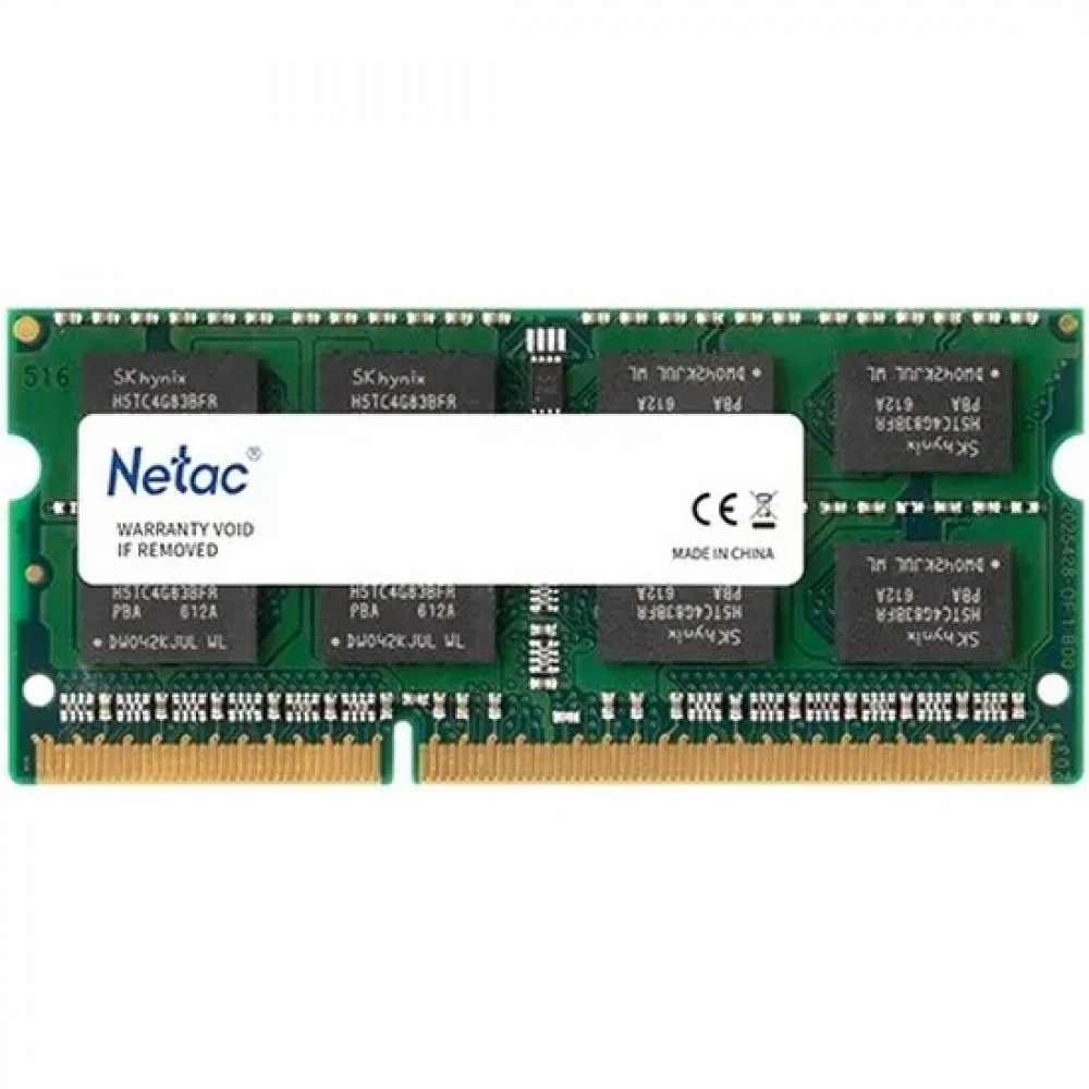 Оперативная память DDR3L 4Gb 1600MHz Netac NTBSD3N16SP-04 Basic RTL PC3-12800 CL11 SO-DIMM 204-pin 1.35В single rank Ret [NTBSD3N16SP-04]