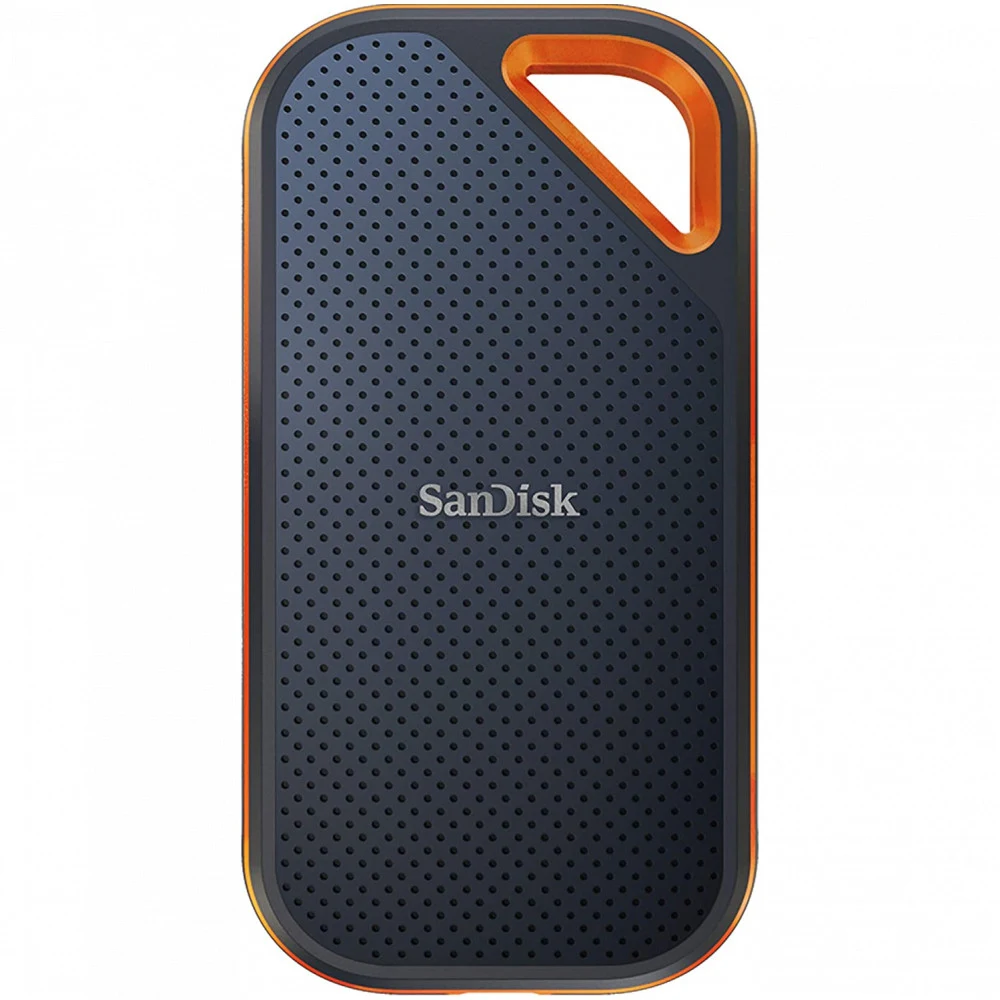 Внешний твердотельный накопитель SanDisk Extreme 4TB Portable SSD - up to 1050MB/s Read and 1000MB/s Write Speeds, USB 3.2 Gen 2, 2-meter drop protection and IP55 resistance