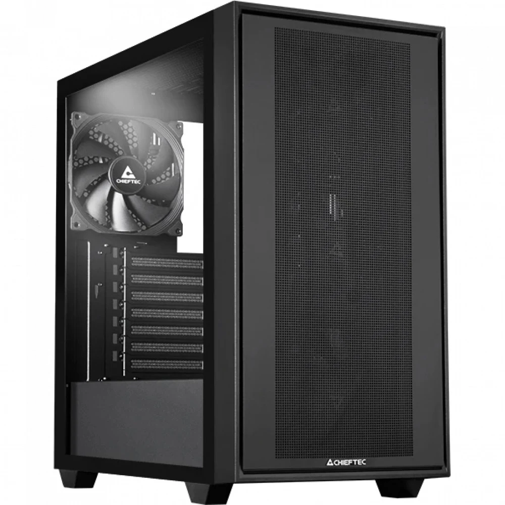 Корпус Chieftec Night Hunter черный без БП E-ATX 11x120mm 3x140mm 1xUSB3.1 audio bott PSU