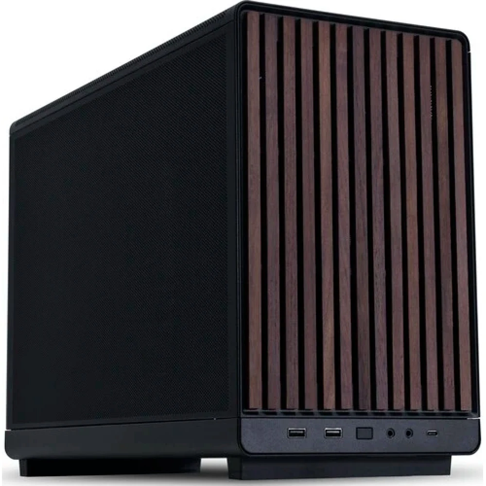 Корпус Lian-Li A3 Wood черный mATX 10x120mm 2x140mm 2xUSB3.0 1xUSB3.1 audio bott PSU [G99.A3X-WD.R0]