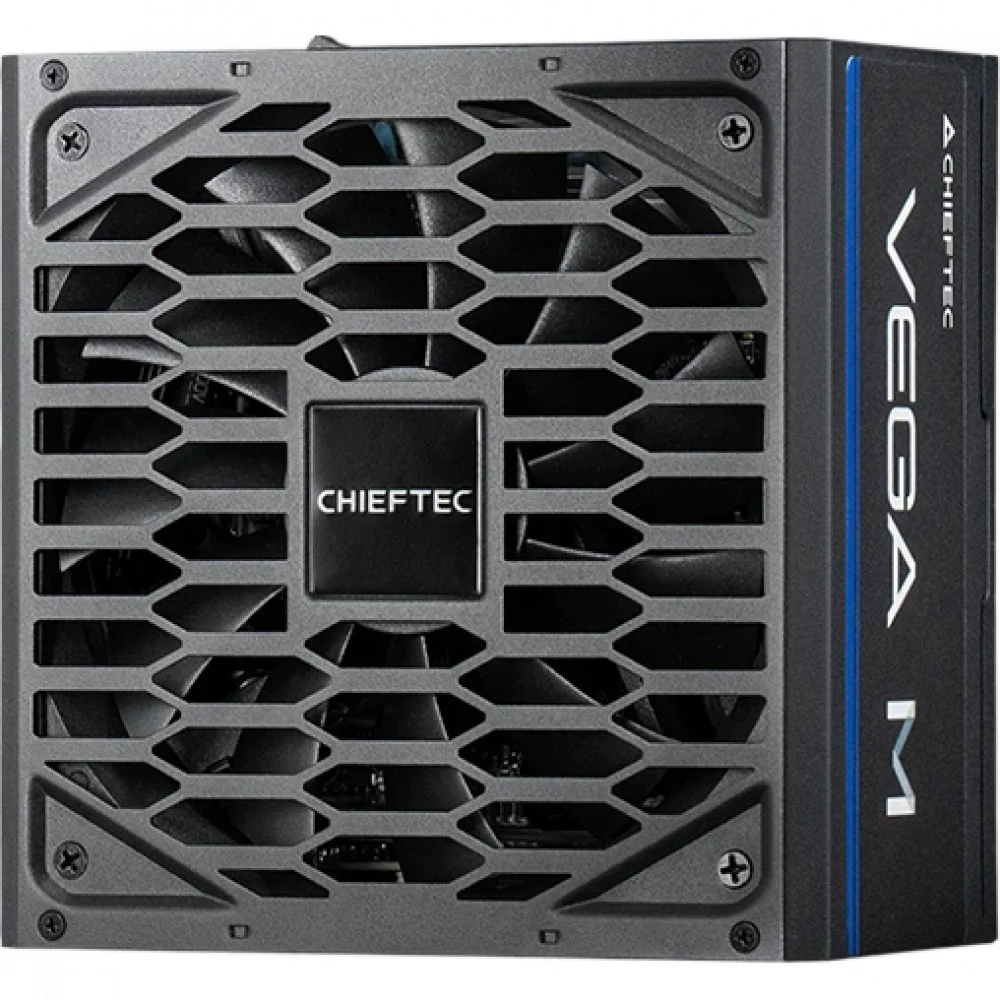 Блок питания Chieftec Vega M PPG-1000-C (ATX 3.1, 1000W, 80 PLUS GOLD, Active PFC, 135mm fan, Gen5 PCIe, Full Cable Management) Retail