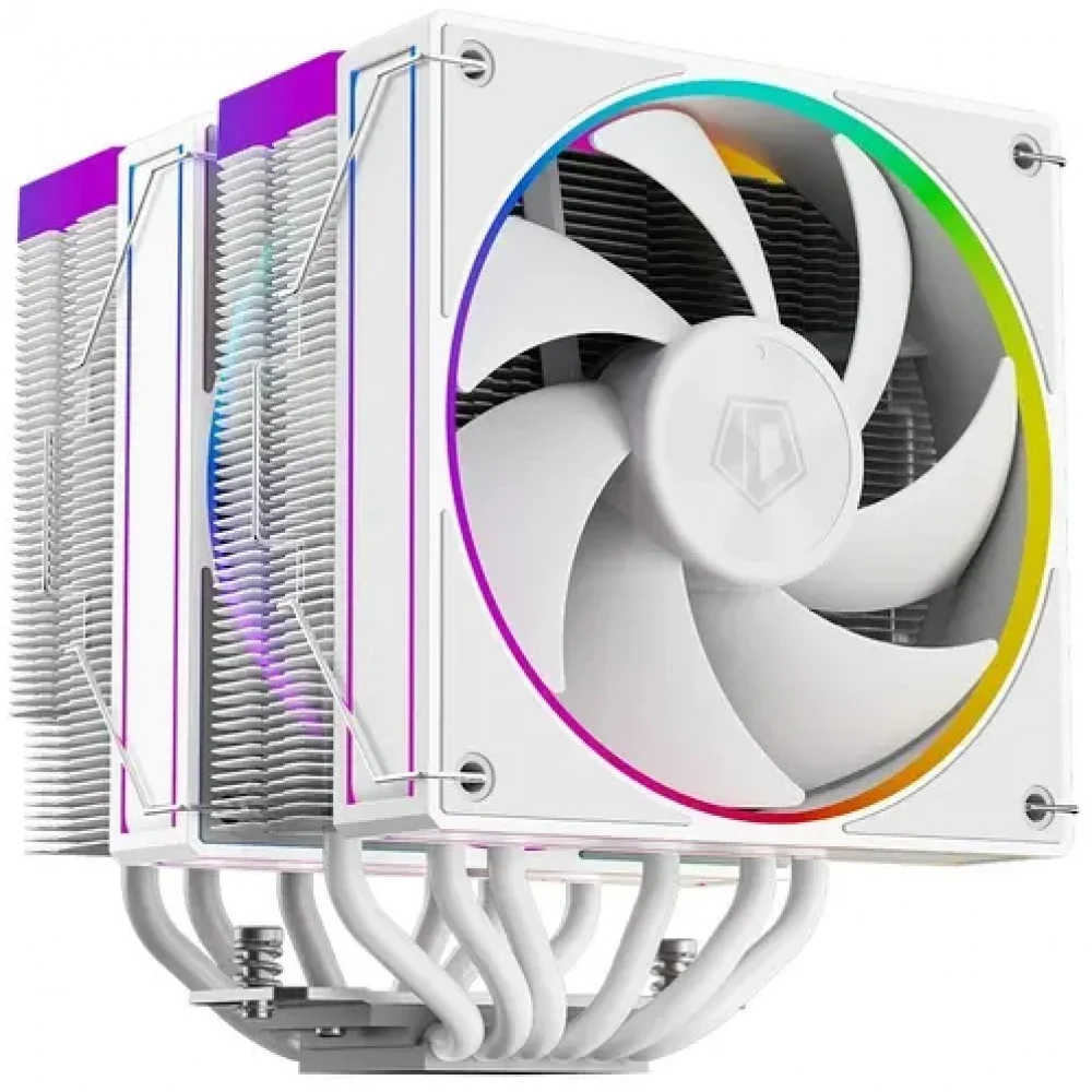 Кулер ID-Cooling Frozn A620 ARGB Soc-AM5/AM4/1200/1700/1851 белый 4-pin 29.9dB Al+Cu 270W 1200gr Ret (FROZN A620 ARGB WHITE) [FROZN A620 ARGB WHITE]