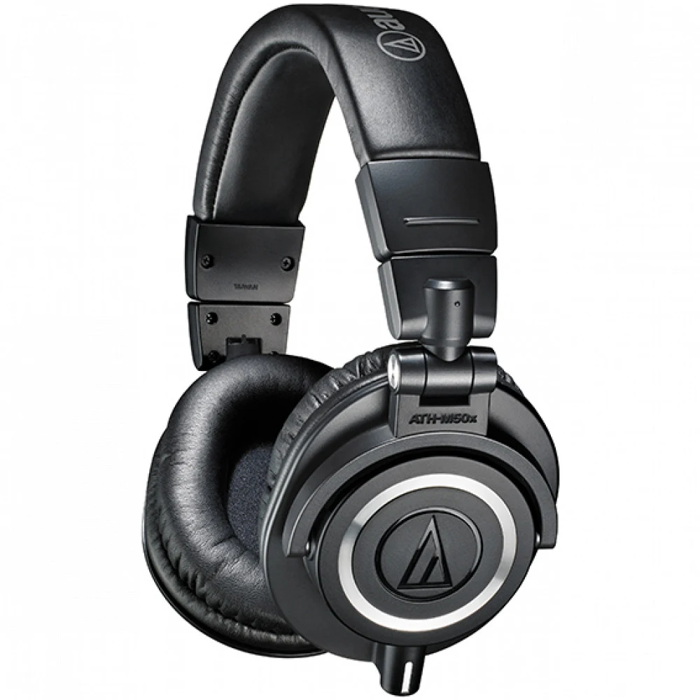 Headphone Audio-Technica ATH-M50x, 38ohm, 15-28000Hz, 99dB, 1.2-3.0m cable, black