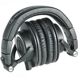 Headphone Audio-Technica ATH-M50x, 38ohm, 15-28000Hz, 99dB, 1.2-3.0m cable, black