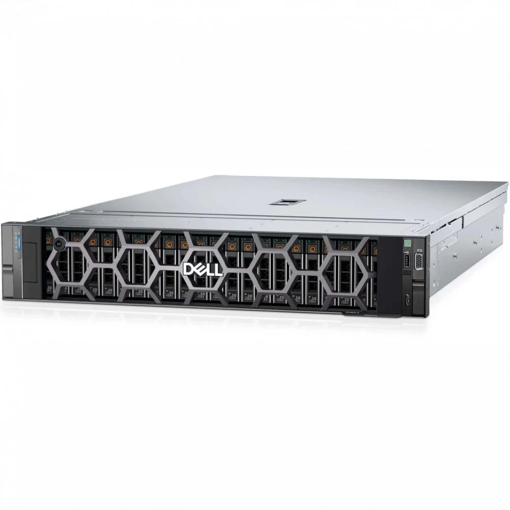 Сервер Dell/R760XD2/Xeon Gold/5415+ (8C/16T 22.5M)/2.9 GHz/128Gb/PERC H755/24LFF/12x4TB 7.2K SATA/2x1GbE LOM/4x1GbE OCP/(1+1) 1100W Titanium 210-BGSS-UZ01