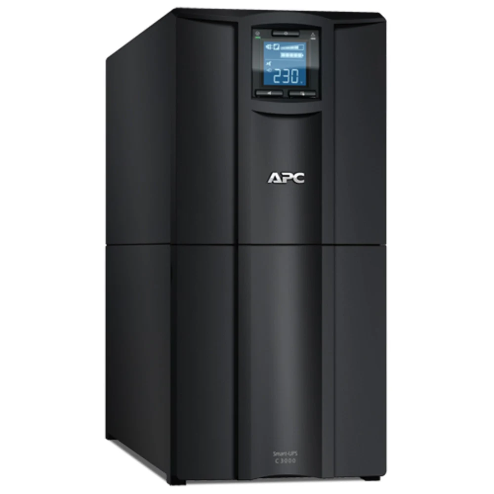 Источник бесперебойного питания APC Smart-UPS C 3000VA/2100W, 230V, Line-Interactive, LCD, Out: 8xC13 1xC19, 1 year warranty