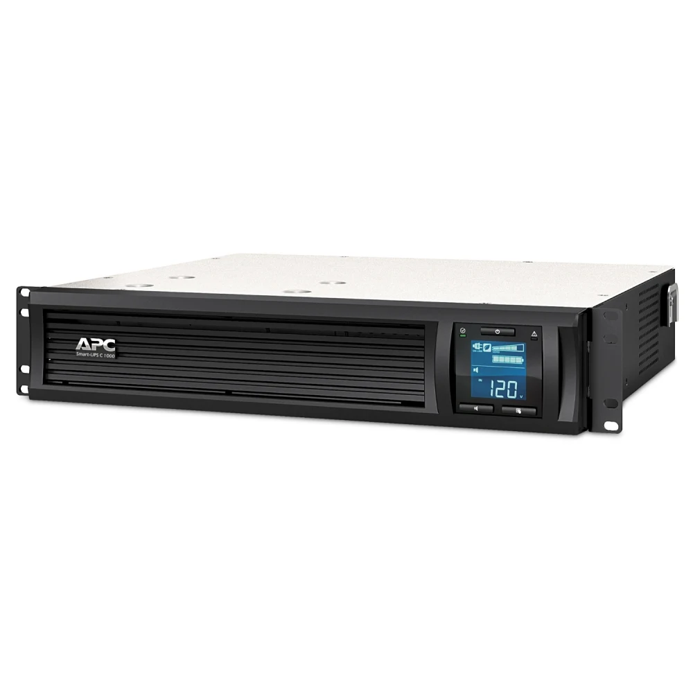 Источник бесперебойного питания APC Smart-UPS C 1000VA/600W, 2U RackMount, 230V, Line-Interactive, LCD, Out: 4xC13, 1 year warranty (замена SMC1000I-2U)