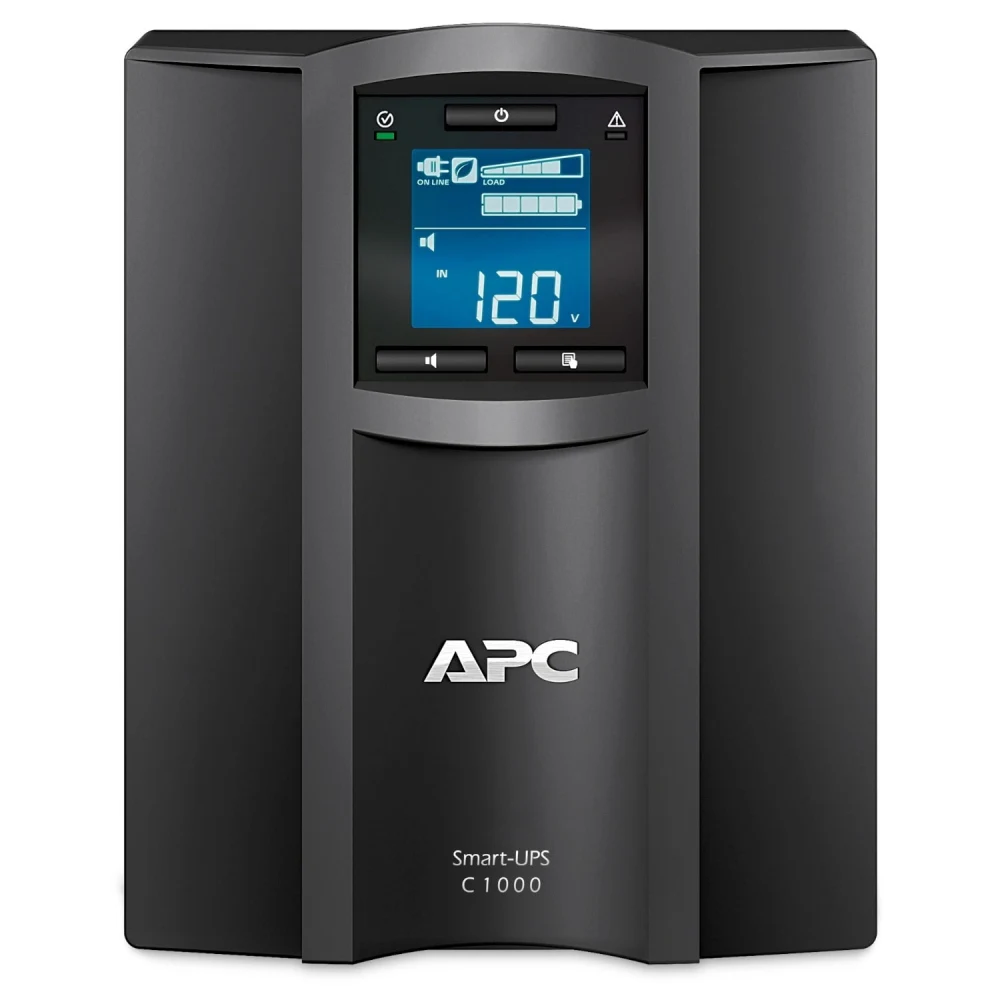 Источник бесперебойного питания APC Smart-UPS C 1000VA/600W, 230V, Line-Interactive, LCD, Out: 8xC13, 1 year warranty (замена SMC1000I)