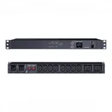 Панель питания распределительная ATS CyberPower PDU24005 Metered, 1U type, 16Amp, plug IEC 320 C20, (8) IEC 320 C13 (2) IEC 320 C19