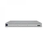 Коммутатор, Ubiquiti, USW-Pro-XG-24-PoE, управляемый L3, 8 порта RJ45 PoE+++ 10/100/1000/2500 Mbps, 16 порта RJ45 PoE+++ 10G/5G/2.5G/1G/100M, , Total PoE 720W, 2 порта SFP28, Стоечный
