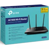 Archer A8 AC1900 Двухдиапазонный Wi-Fi роутер, до 1300 Мбит/с на 5 ГГц + до 600 Мбит/с на 2,4 ГГц, 3 несъёмные антенны, поддержка MU-MIMO, Beamforming, Airtime Fairness,(089641), RTL {10}