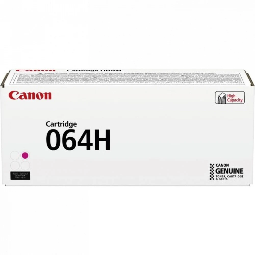 Тонер-картридж Canon 064H M пурпурный, 10400 стр., для Canon i-SENSYS LBP722Cdw/LBP722/MF832Cdw/MF832