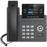 Grandstream GRP2612Р, Два сетевых порта 10/100 Мбит/с с автоопределением с поддержкой PoE, TFT цветной ЖК-экран 2,4 дюйма (320x240). 4 кнопки линии и до 2 SIP-аккаунтов, 4 XML программируемые контек