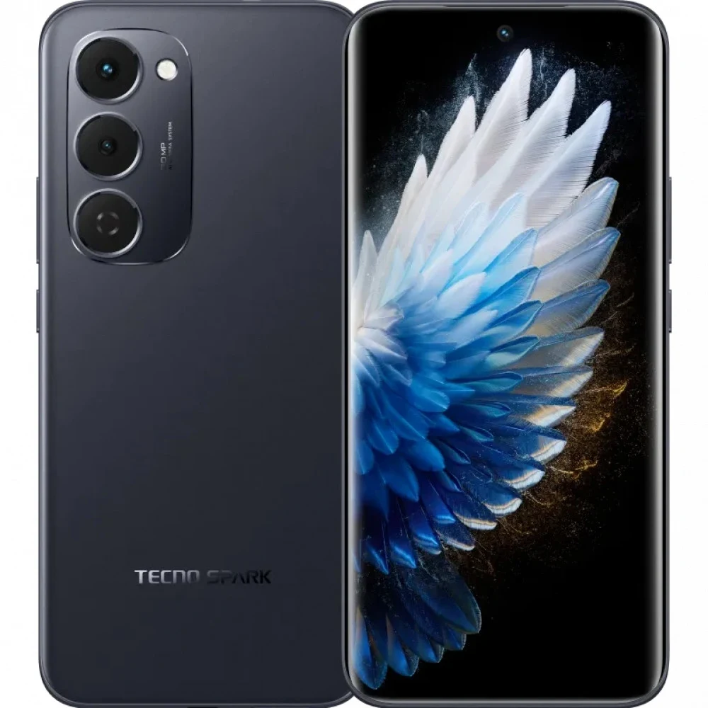 KM7 256+8 SPARK 40 Pro+ Nebula Black, 6.78", 20:9, 2720 x 1224 пикселей, 1.6GHz, 8 Core, 8GB RAM, 256GB, up to 1TB flash, 50Mpix+AI/13Mpix, 2 Sim, 4G, BT, WiFi 802.11 b/g/n, GPS/AGPS, GLONASS,NFC, T
