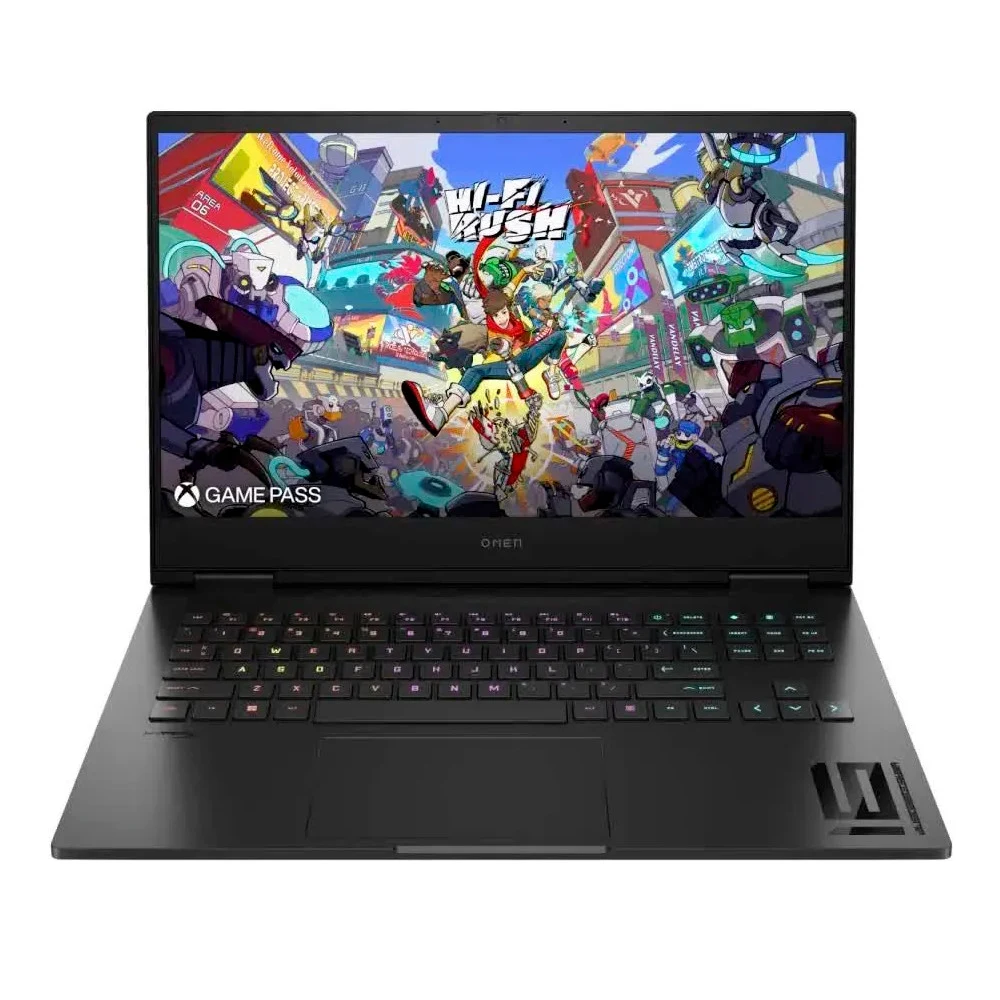 Ноутбук/ HP OMEN Gaming 16-am0290TX 16"(1920x1200 IPS (144Hz) )/Intel Core Ultra 7 255H(2Ghz)/16384Mb/1024PCISSDGb/noDVD/Int:NVIDIA GeForce RTX 5060(8192Mb)/Cam/BT/WiFi/70WHr/war 1y/2.43kg/DOS