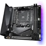 Материнская плата Gigabyte B550I AORUS PRO AX, Socket AM4, AMD B550, 2xDDR4-3200, HDMI+HDMI+DP, 1xPCI-Ex16, 4xSATA3(RAID 0,1,10), 2xM.2, 8 Ch Audio, 1x2,5GLan, WiFi, (0+2)xUSB2.0, (5+2)xUSB3.2, (1+0