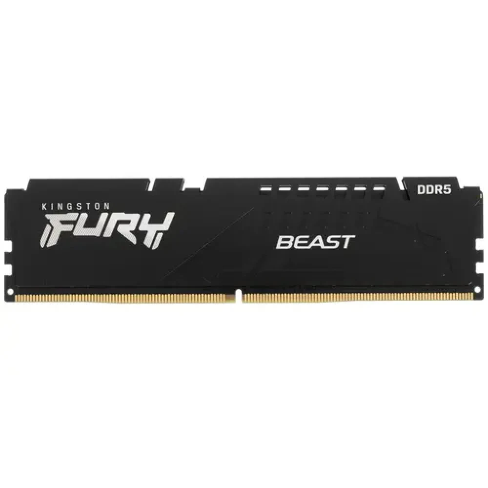 Память DDR5 8GB 5600MHz Kingston KF556C36BBE-8 Fury Beast Black RTL Gaming PC5-44800 CL36 DIMM 288-pin 1.25В single rank с радиатором Ret