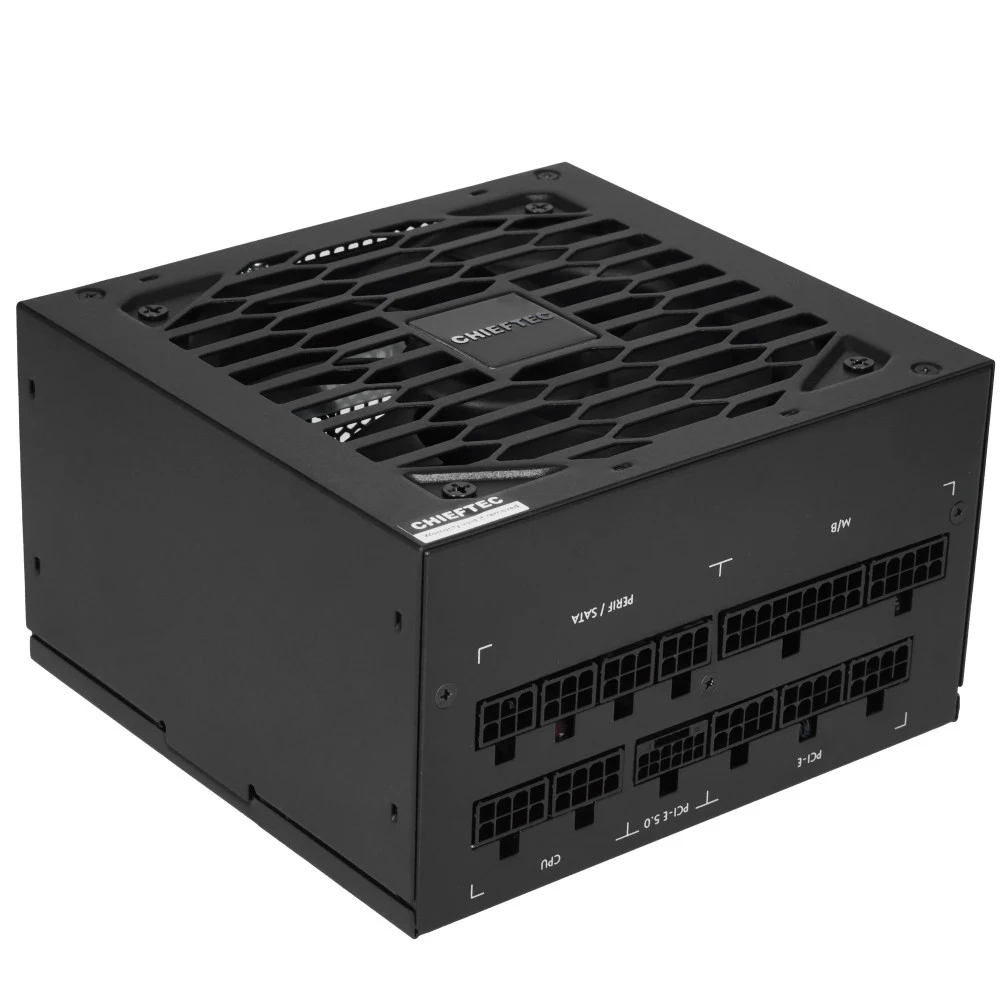 блок питания Chieftec Atmos CPX-850FC (ATX 3.0, 850W, 80 PLUS GOLD, Active PFC, 135mm fan, Full Cable Management, Gen5 PCIe) Retail