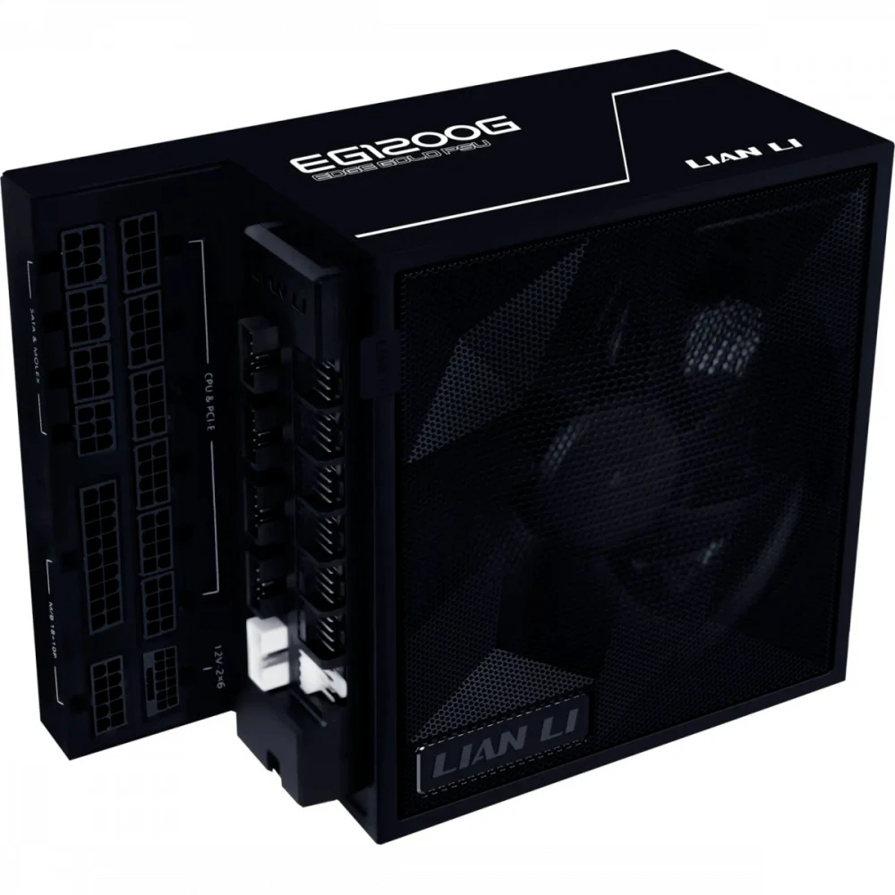 Блок питания Lian-Li ATX 1200W EDGE1200 +HUB Gen.5 80+ gold (20+4pin) APFC 120mm fan 12xSATA Cab Manag RTL