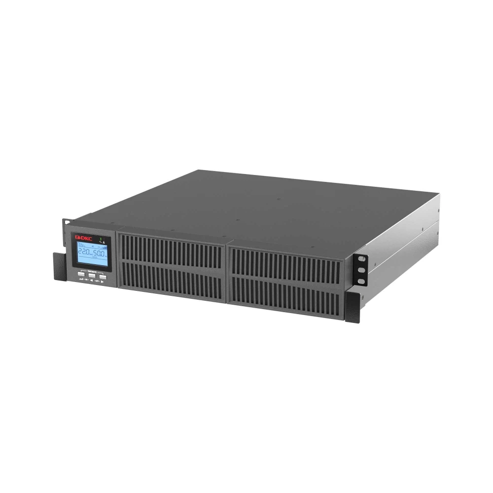 Источник бесперебойного питания/ Источник бесперебойного питания Online Small Rackmount, 2000 ВА/1800 Вт, 1/1, 8xIEC C13, EPO, USB, RS-232, Rack 2U, з/у 1А, 4x9Ач
