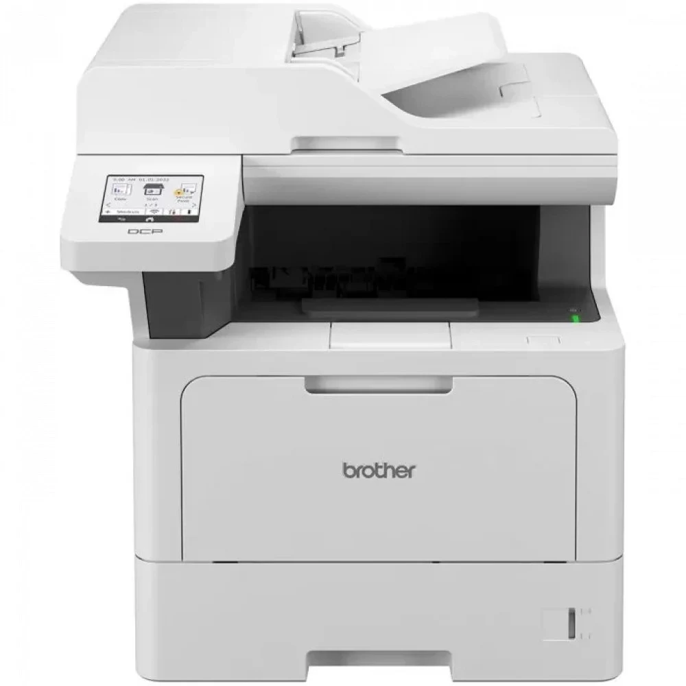 DCPL5510DW - МФУ Brother DCP-L5510DW, A4, 48стр/мин, 512Мб, PCL, BR-Script3, дуплекс, ADF50, сенс.экран 8,9см, GigaLAN, WiFi, 1 лоток 250л, старт.картридж 3000стр, европейский регион, TN3600/DR3600