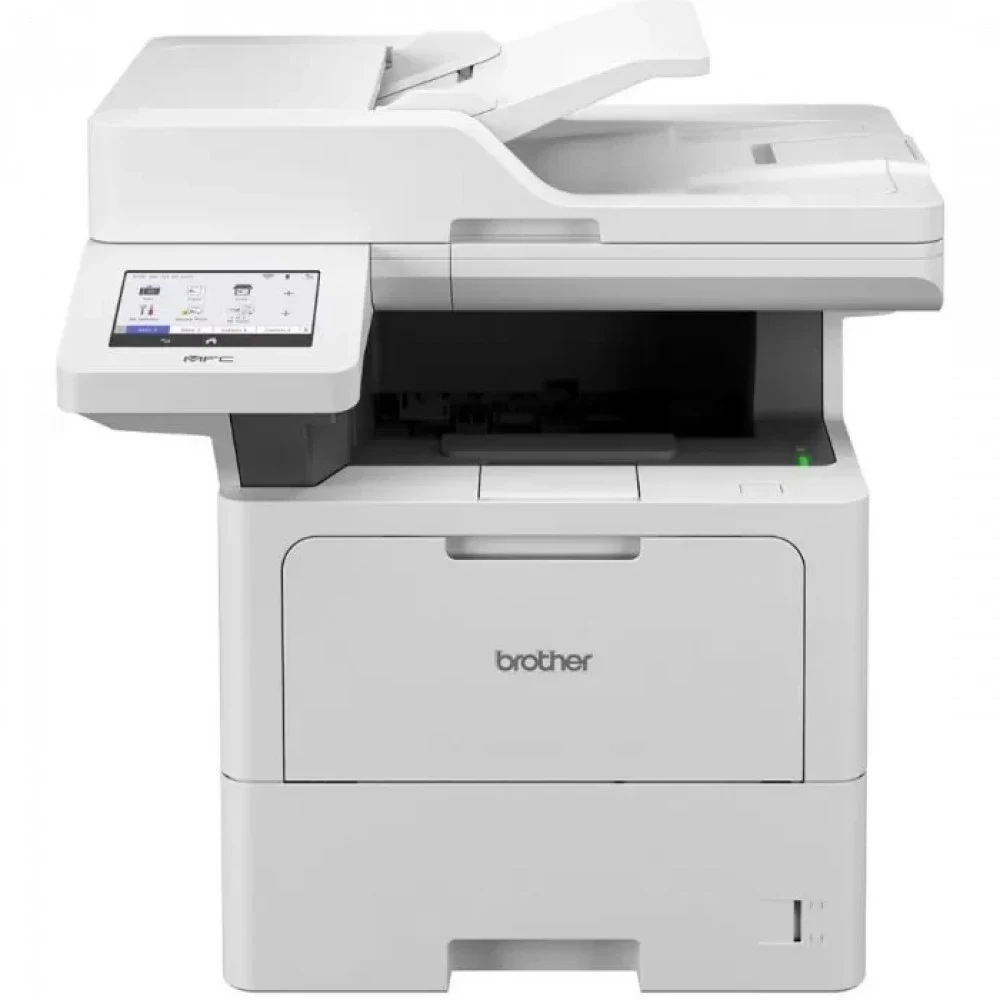 MFCL6710DW - Аппарат Brother MFC-L6710DW, A4, 50стр/мин, 512Мб,PCL, BR-Script3, дуплекс, факс, SPDF70, сенс.экран 12,7см., GigaLAN, WiFi, 1 лоток 520л, старт.картр.6000стр (МФУ) (замена L6600DW/6800