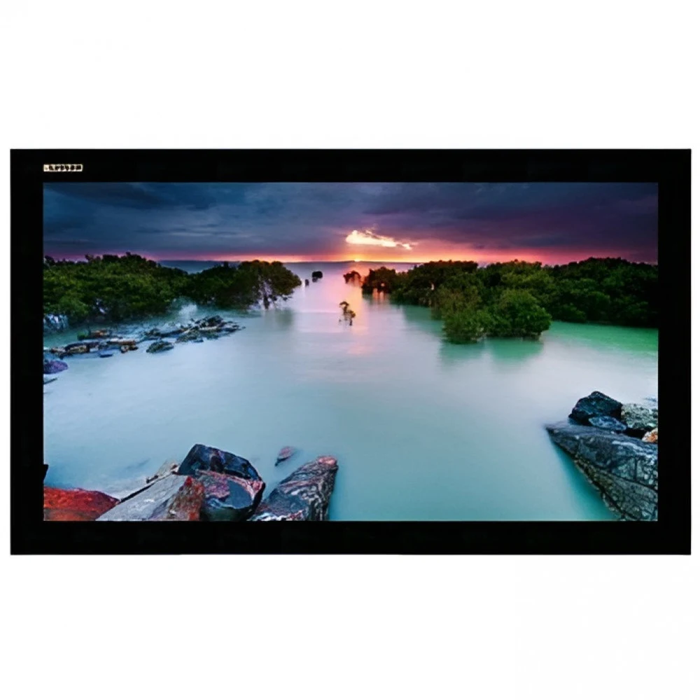LCH-100102 - Экран Lumien LCH-100102 [Cinema Home] 130x219 см (раб. область 114х203 см) (92") Matte White, алюминиевая рама обтянутая черным бархатом 16:9