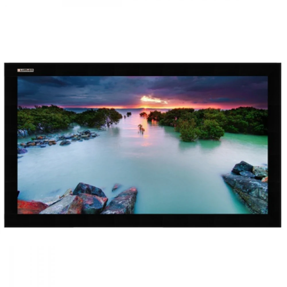 LCH-100106 - Экран Lumien LCH-100106 [Cinema Home] 164x280 см (раб. область 148х264 см) (119") Matte White, алюминиевая рама обтянутая черным бархатом 16:9