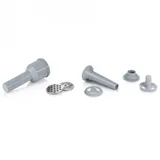 Мясорубка Bosch/ 500/1600Вт, комплект: 2 диска, кебаб, колбаски, цвет: белый/серый фронт