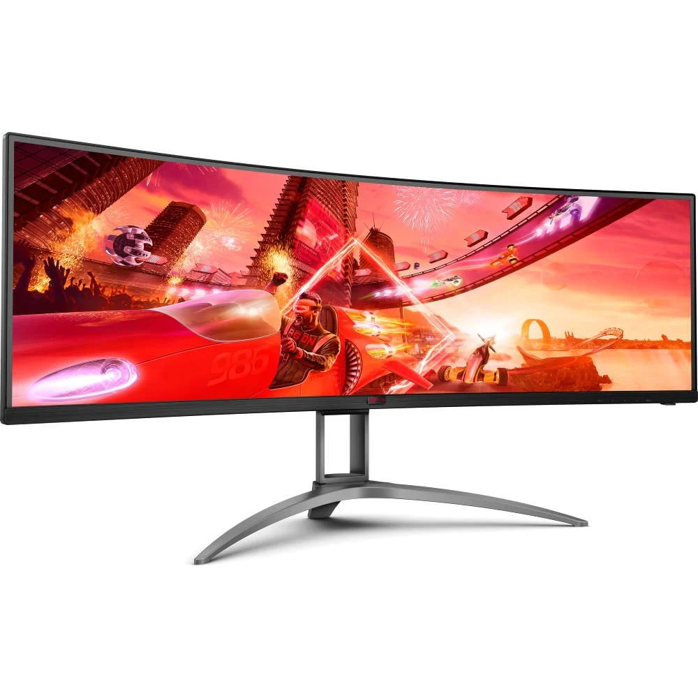 Монитор LCD 124,5 cm (49") 32:9 5120 x 1440 пикселей VA, Curved, nonGLARE, 550 cd/m?, H178°/V178°, 3000:1, 80M:1, 16.7M, 4ms, VGA, 2xHDMI, 2xDP, USB-Hub, Height adj, Pivot, Tilt, Swivel, Speakers, 2