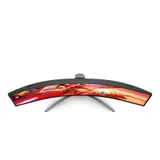 Профессиональный изогнутый игровой монитор 49" AOC AG493UCX2, VA, 5120x1440 165Hz, 1мс, 550кд/м2, 3000:1, 80млн:1, DP1.4, 3xHDMI2.0, 3xUSB3.2, Угол Обзора 178/178, Колонки 2x5W, Радиус Кривизны 1800