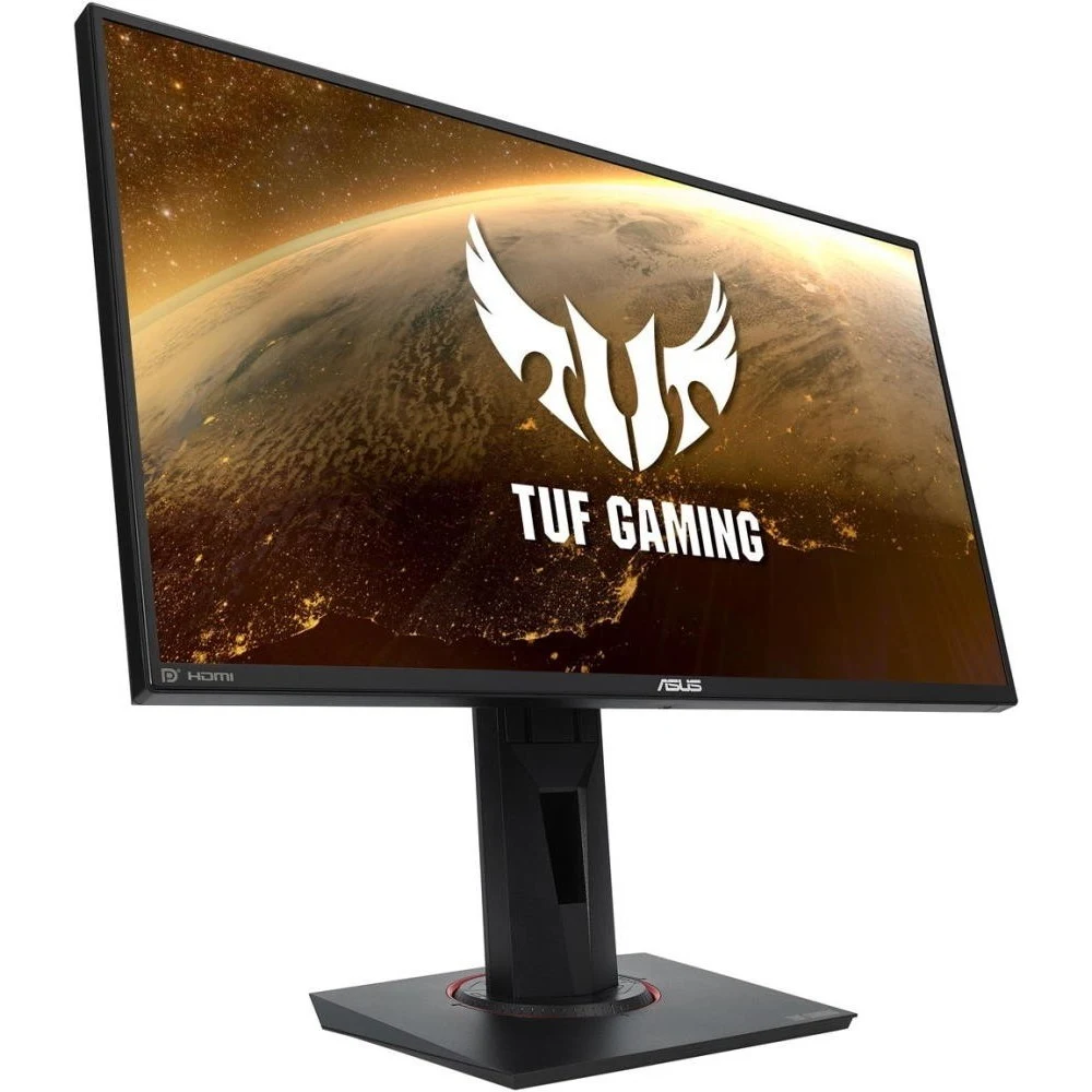ASUS TUF Gaming VG259QM, 24.5" Wide LED IPS monitor, 16:9, 1920x1080, 1ms (GTG), 280Hz, 400 cd/m2, Static 1000:1, 178°(H), 178°(V), HDMIx2, DP, Speakers 2W x 2 Stereo RMS, HAS, G-Sync, black