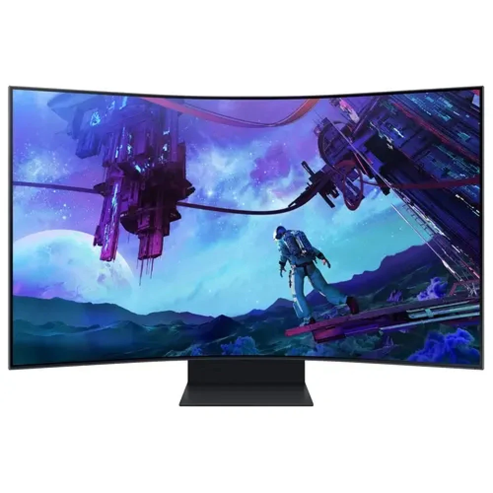 Samsung 55" Odyssey Ark S55CG97WNI VA curved 3840x2160 1ms 600cd MegaDCR 178/178 HDMI*3 DP USB-hub FreeSync 165Hz MM Dolby Atmos HDR10+ SmartTV Tizen WiFi5 LAN AMD FreeSync HAS Pivot Swivel VESA Bla