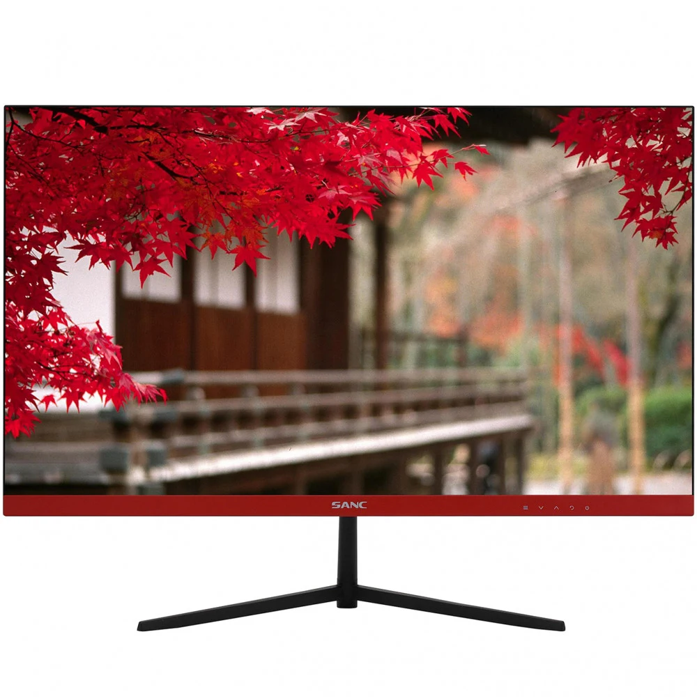 Монитор 23.8" Sanc M2444PC V2, Black-Red, IPS, 1920x1080@165Hz, 270 кд/м2, 1000:1, 1ms, 2xHDMI, DP