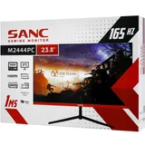 Монитор 23.8" Sanc M2444PC V2, Black-Red, IPS, 1920x1080@165Hz, 270 кд/м2, 1000:1, 1ms, 2xHDMI, DP