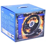 Руль SVEN GC-W500 (педали, вибро, скоба, лепестки, D-pad, 10 кл, резин. вставки, PC/Xinput)