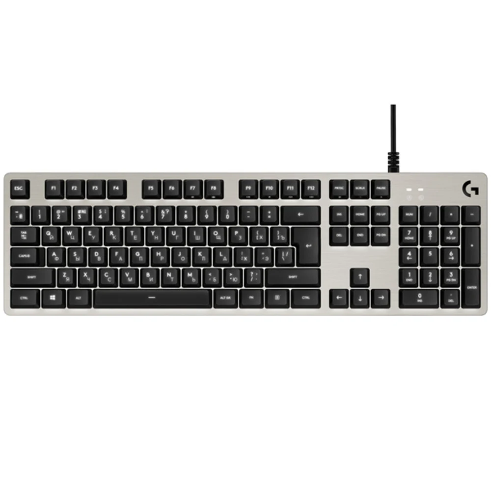 Клавиатура игровая Logitech G413 SILVER (механическая, белая подсветка) (M/N: Y-U0032)