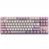 Клавиатура Varmilo VEM87 Dreams On Board 87Key, EC V2 Rose, USB-A, EN/UKR, White Led, Розовый