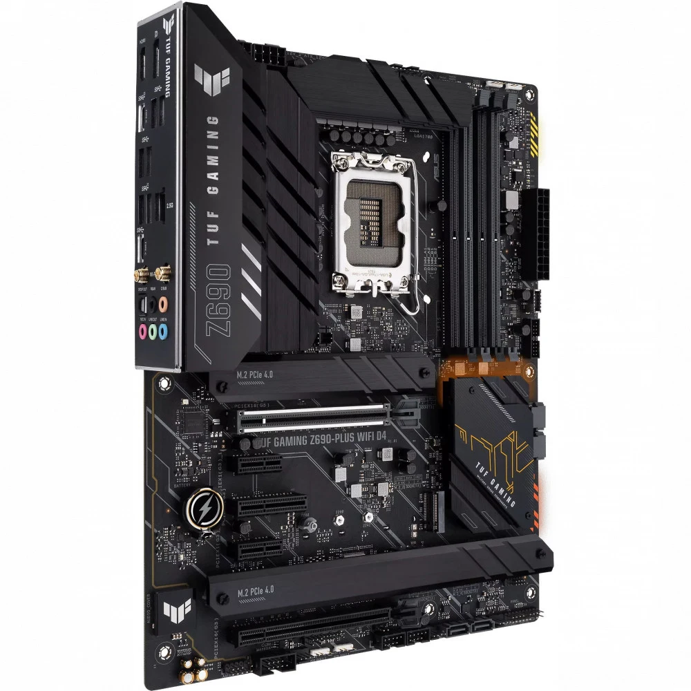 Матплата Asus TUF G Z690-Plus WiFi D4, iZ690, S1700, ATX, 4DDR-4, 2xPCI-Ex16, 4SATA,4xM.2,HDMI,16USB
