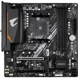 Матплата Gigabyte B550M Aorus Elite AX, AM4, mATX, 4DDR-5, 2xPCI-Ex16, 4SATA, 2xM.2,DVI-D,HDMI,12USB